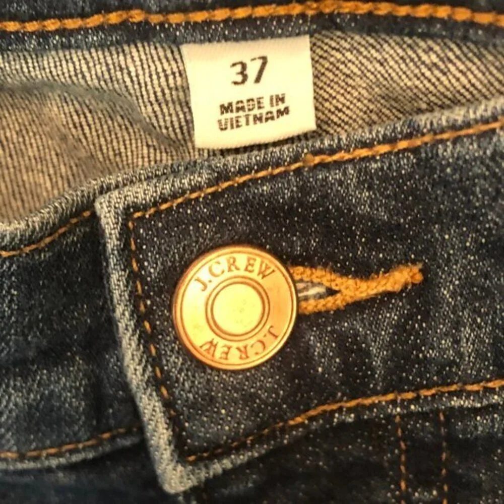 Re-Imagined by J. Crew vintage slim straight jeans sz 37